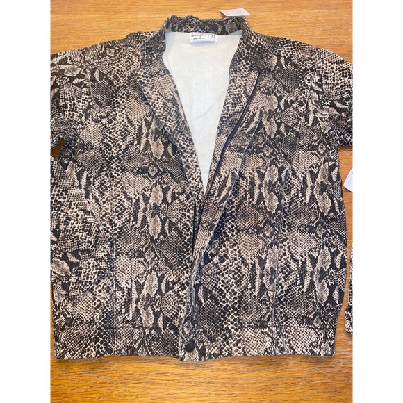 Love-Fire Python Denim Jacket-XS - Picture 4 of 7